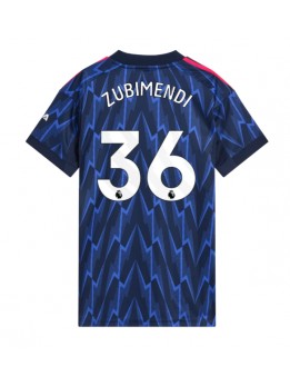 Arsenal Martin Zubimendi #36 Replika Borta Kläder Dam 2025-26 Kortärmad